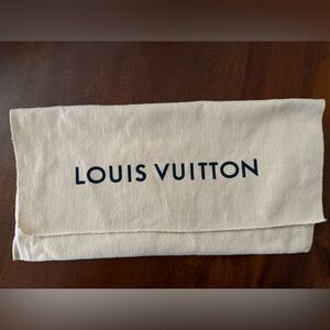 Louis Vuitton Tan Logo Dust Bag